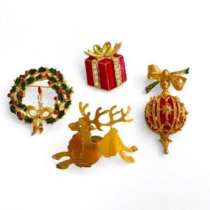 Christmas Brooches